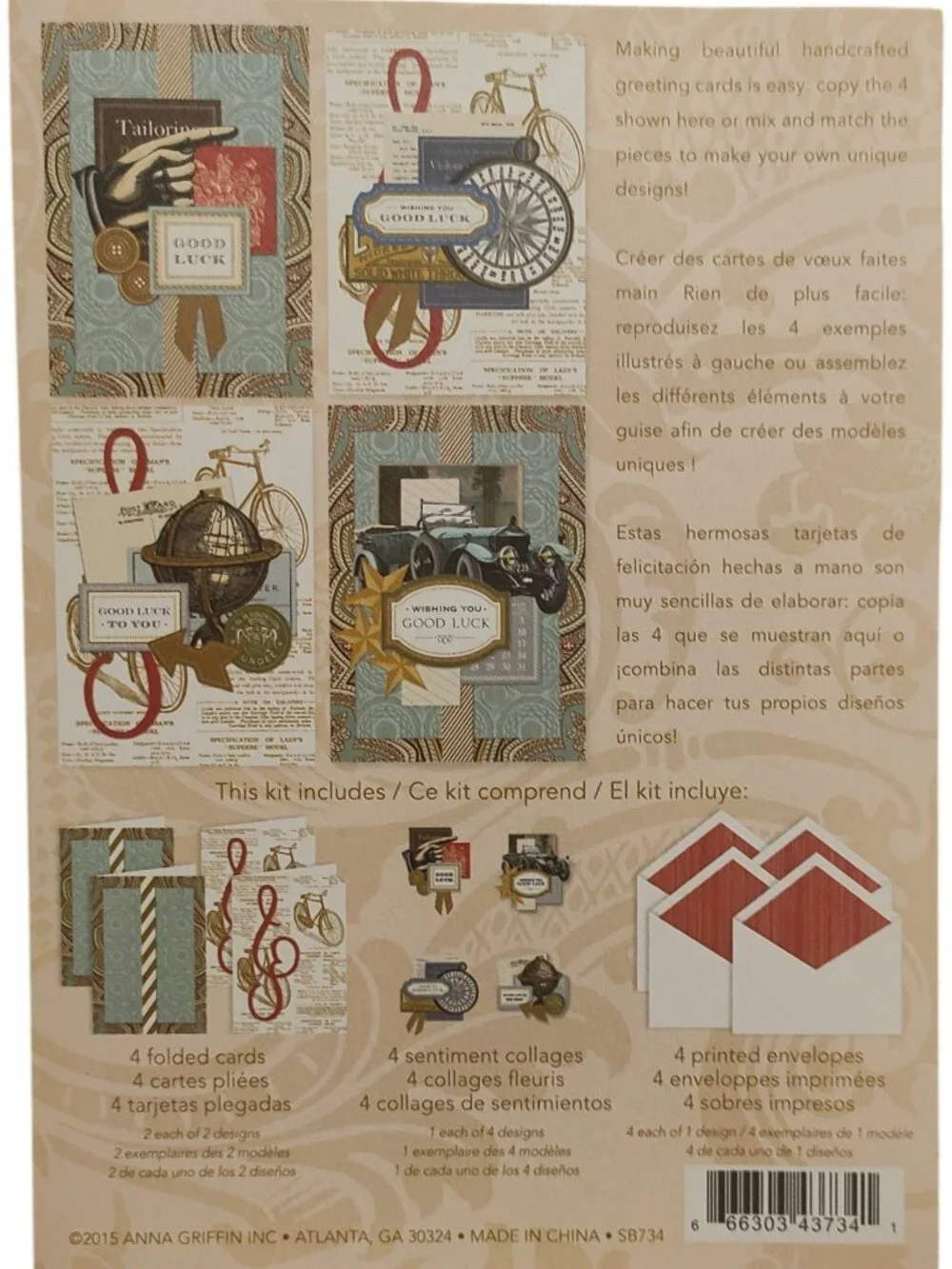 Anna Griffin Make 4 Cards 